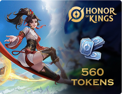 Игровая валюта Honor of Kings 560 Tokens [Цифровая версия] (для ПК, цифровой код доступа)