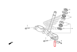 45468-KZZ-900. GUIDE, FR. BRAKE HOSE. Honda CRF250L-M (2012-2016)