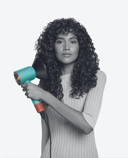 Фен Dyson Supersonic Nural HD16, бирюзовый/оранжевый (Ceramic Patina/Topaz)
