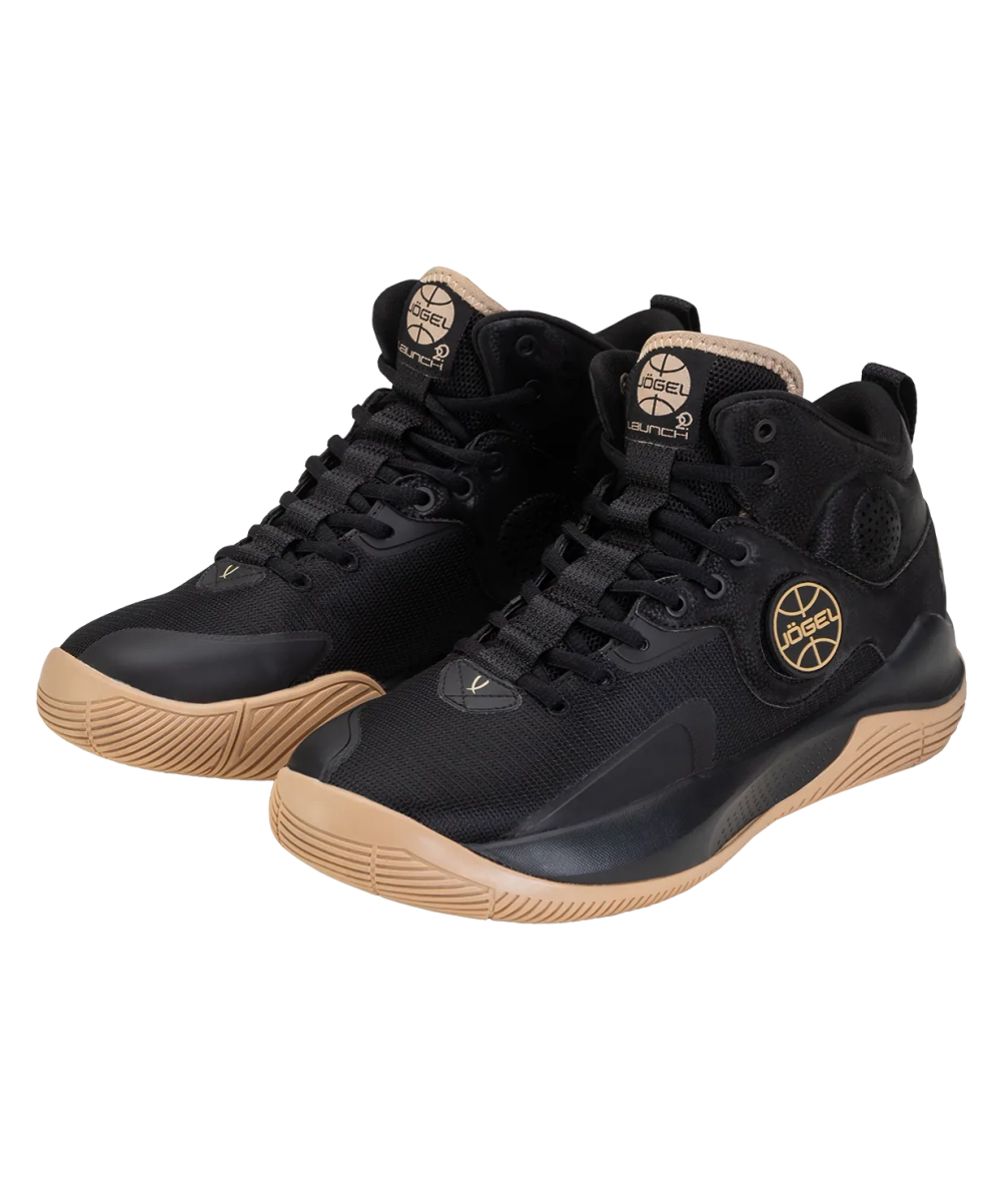 Кроссовки баскетбольные Launch MID, Black/gold