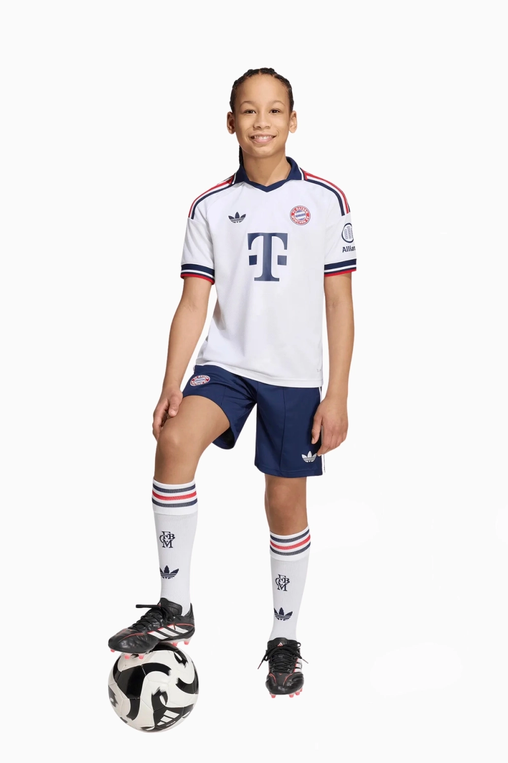 Шорты adidas Originals FC Bayern 26/27 Away Junior - темно-синий