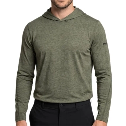 Мужская теннисная кофта BOSS Active Hoodie - open green