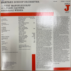 Виниловая пластинка Manfred Schoof Orchester + Albert Mangelsdorff LP
