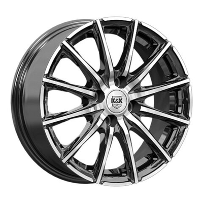 Диск Литой K&K Сандал (КС1199) 6 x R15 4x100 D54.1 ET46 Алмаз черный