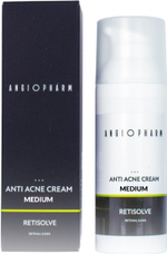 Крем для проблемной кожи с ретиналем ANGIOPHARM Anti Acne Cream Medium 50мл