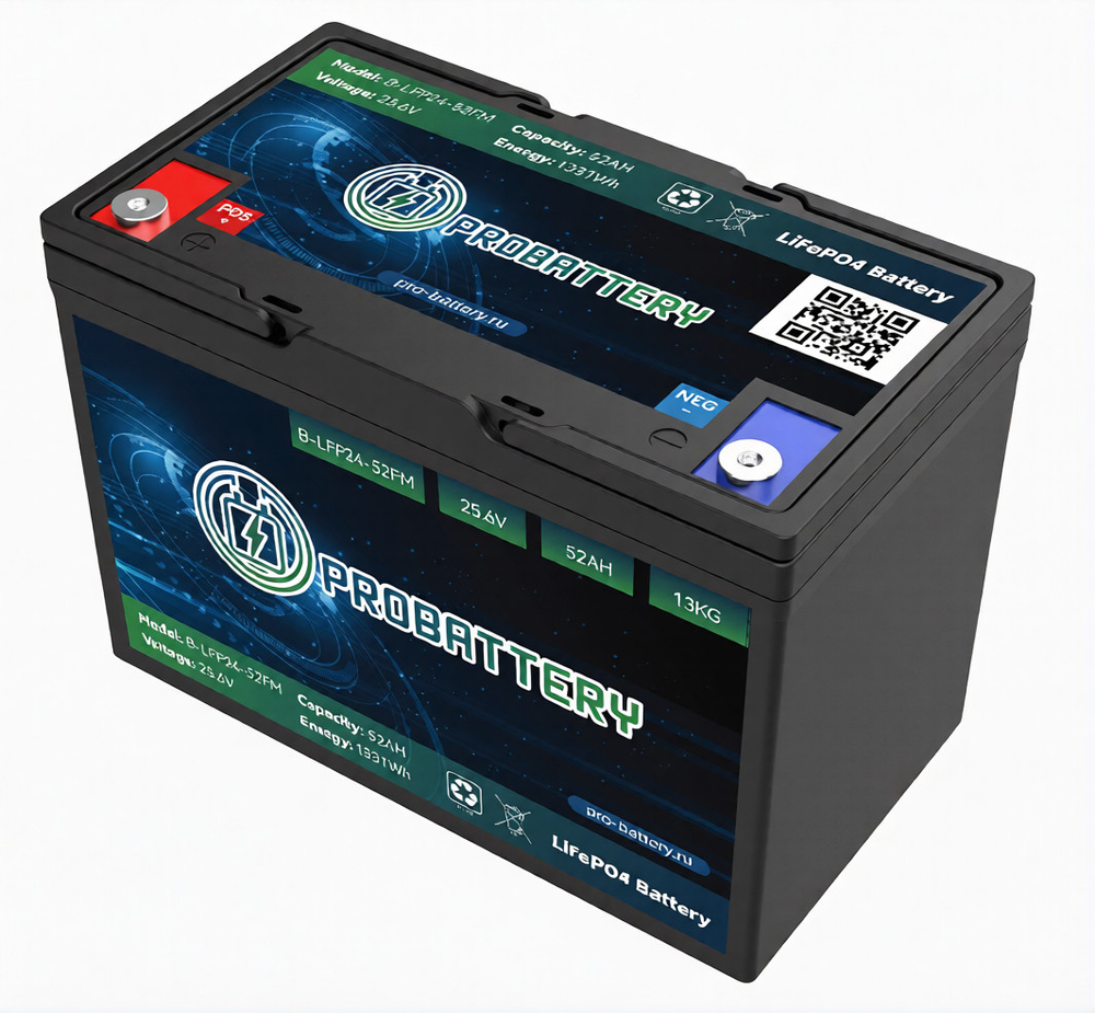 Тяговая аккумуляторная батарея PROBATTERY В-LFP24-67FM