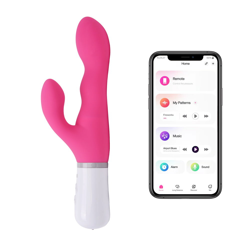 Вращающийся вибратор LOVENSE NORA с клиторальным стимулятором, 20 см