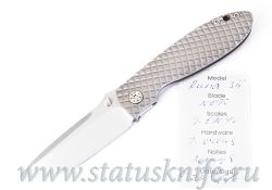 Нож Осаренко Дмитрий Runa N690 Ti Waffleфотография - 10