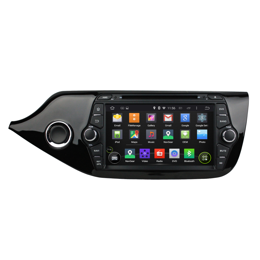 Установочный комплект для KIA Ceed II 2012+ (рамка глянец)  KUBERG KD-8055-P5