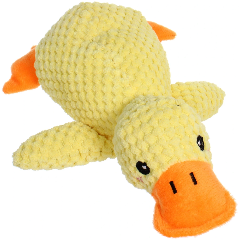 Игрушка для собак «ЗООГРАД», утка, 1 пищалка, 22*6,5*7см / 66гр (лейбл)