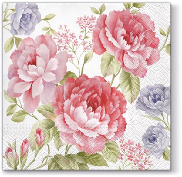 Салфетки 3-слойные для декупажа Sagen Vintage Design Lunch PAW Decor Collection Джульетта