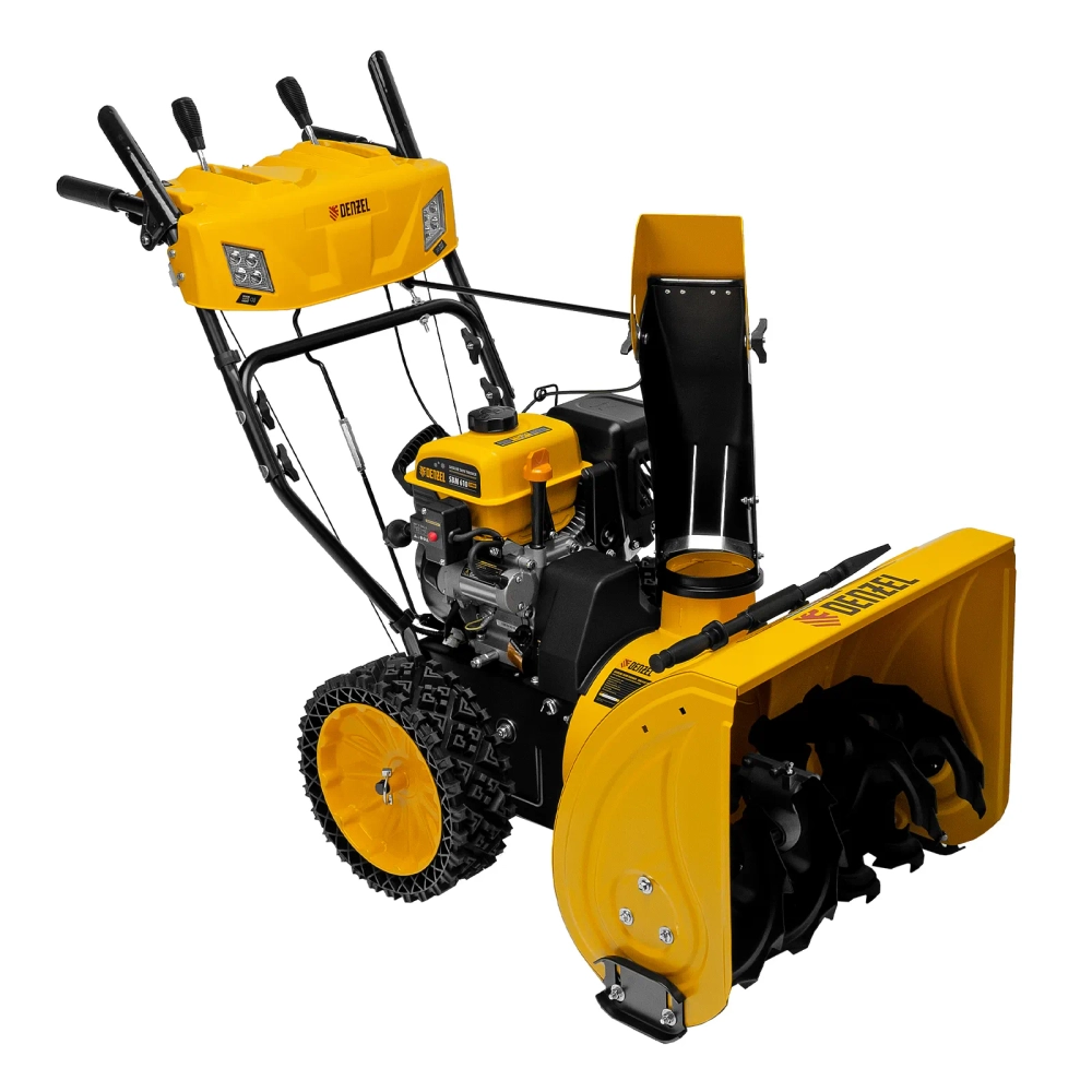Снегоуборщик бензиновый с электрическим стартером DENZEL SBM 610S PRO (97654)