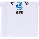 A Bathing Ape Bathing Ape Ss26 Футболка белый синий