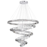 4930/260L L-VISION ODL24 593 хром/прозрачный металл/хрусталь Люстра LED 260W 4000K 30600Лм VEKIA