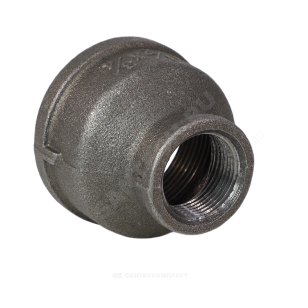 Муфта переходная чугун Ду 50х15 (2"х1/2") ВР Fittex PLUS