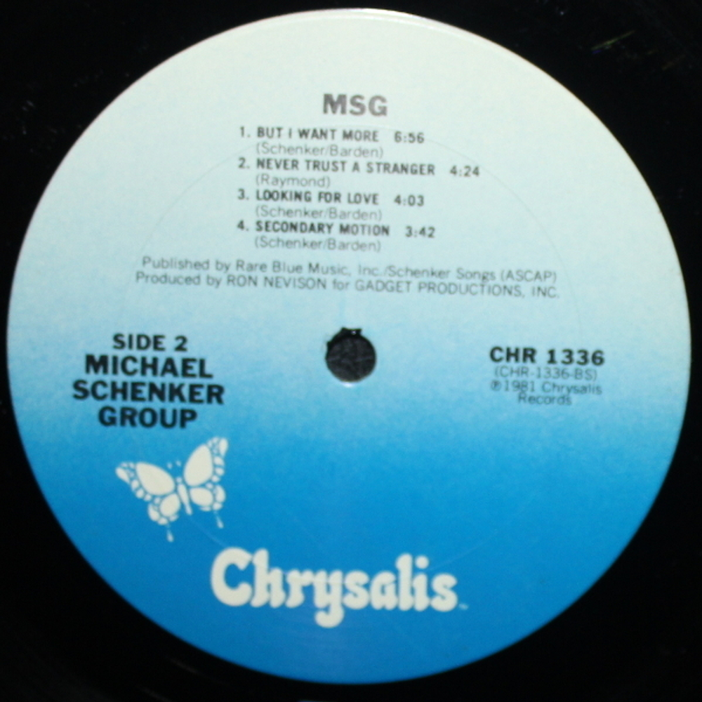 The Michael Schenker Group / MSG (LP)