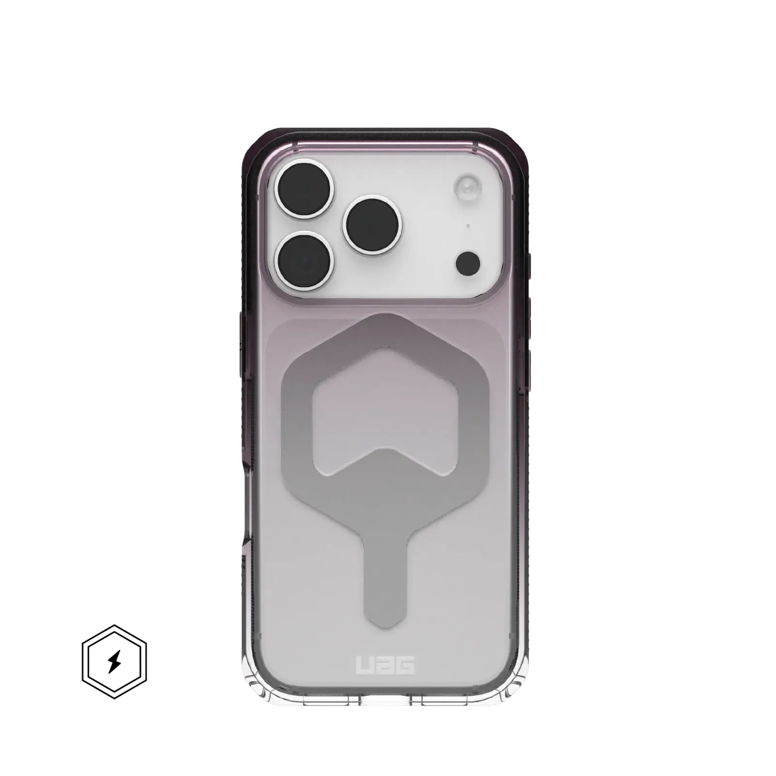 UAG Plyo with MagSafe Series Case for Apple iPhone 17 Pro Black/Clear Ombre (Чёрный)