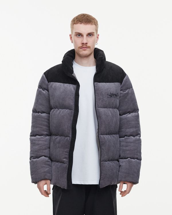 Пуховик AW24 Downjacket Velvet Combo Grey - фото 2