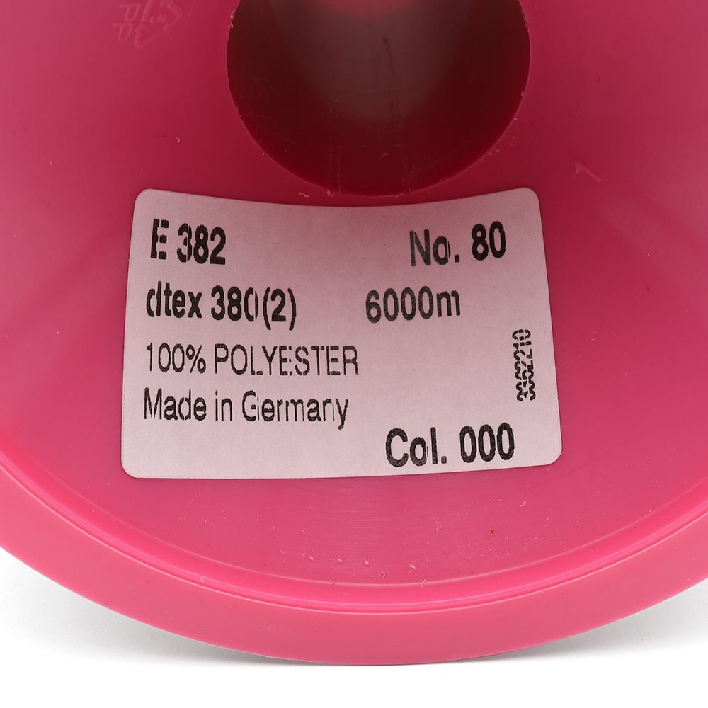 Нить текстурированная Gutermann E 382 (6000 метров), 1 кат. | _000 черный