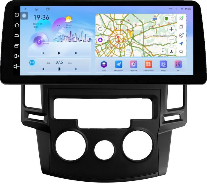 Магнитола для Hyundai i30 1 2007-2012 (кондиционер) - FarCar монитор 12.3" 2K QLED на Android 14, Быстрая, CarPlay, 4G SIM-слот