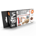 Набор красок AK Interactive Vehicle and Tank Accessories Set 3G, 6 красок