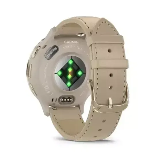 Смарт-часы Garmin VENU 3S French grey case and leather band 010-02785-55