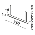 Линейный светильник Technical LL312038
