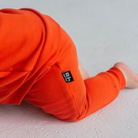 Джоггеры "Bb team" Яркий коралл 0+
