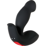 Черный вибростимулятор простаты Adam s Rechargeable - 11,7 см. (Цвет: черный)