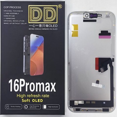 Дисплей iPhone 16 Pro Max Soft OLED; 120HZ; Rem.IC; бренд DD