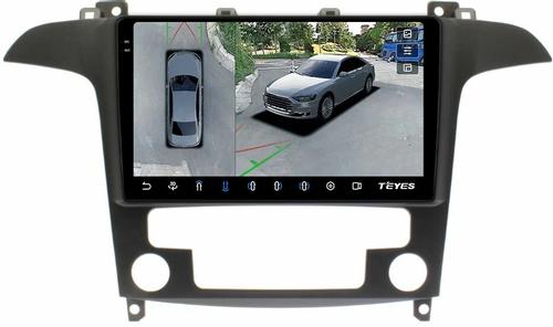 Магнитола для Ford S-Max, Galaxy 2 2006-2015 (климат) - Teyes CC3-2K-360 на Android 10, Быстрая, 2K QLED, CarPlay, 4G SIM-слот, 4 камеры в комплекте