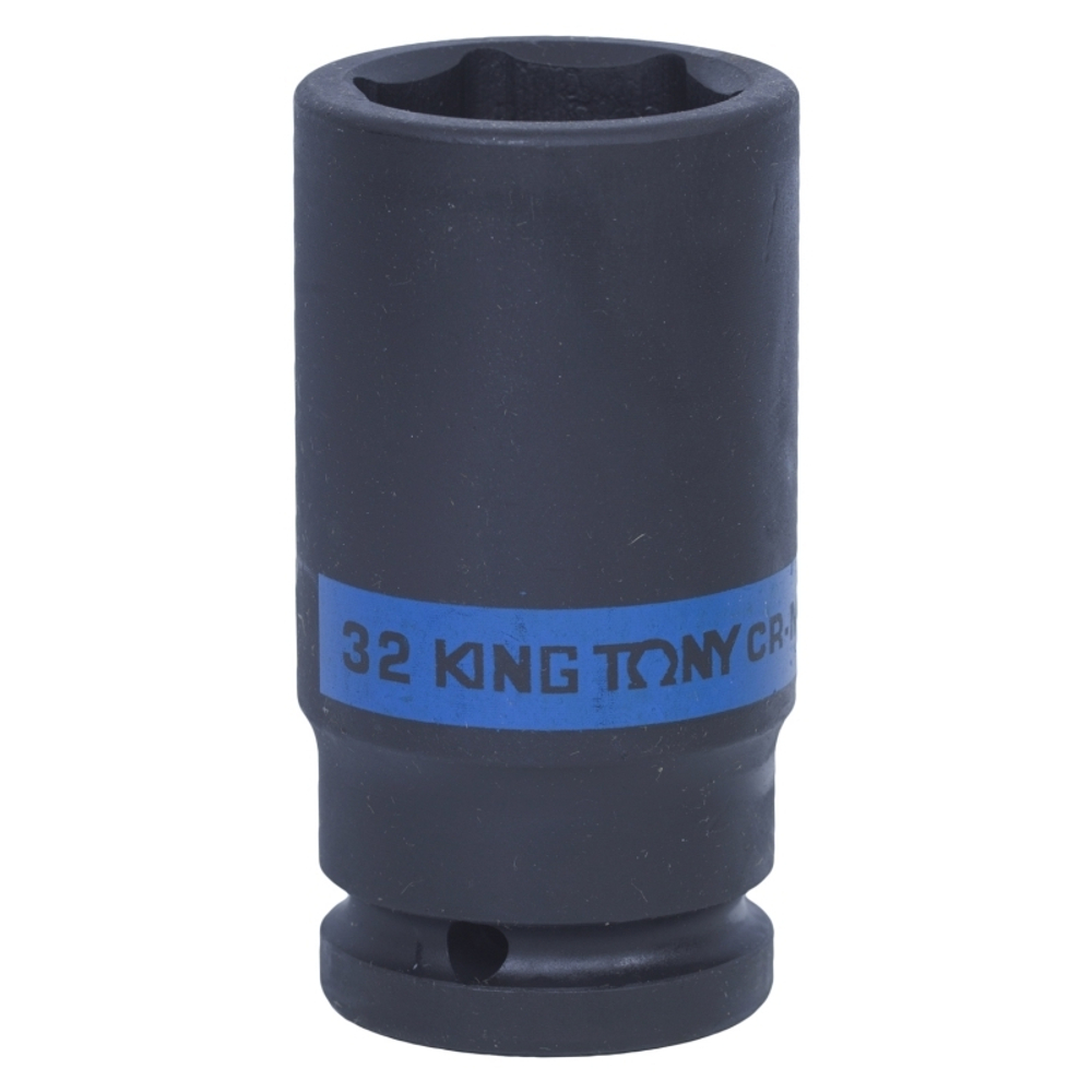 KING TONY (643532M) Головка торцевая ударная глубокая шестигранная 3/4", 32 мм