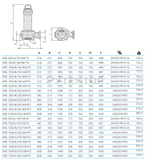 Погружной дренажный насос Zenit DRG 550/4/150 N0FT5 NC Q TS 2SIC 10 400