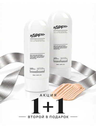 DD-КРЕМ 3в1 - SPF50 ЗАЩИТА, ВЫРАВНИВАНИЕ ТОНА И СИЯНИЕ КОЖИ