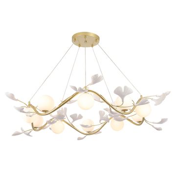 Подвесная люстра 10*G9 Colibri SP10 Gold золото Crystal Lux