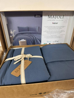 КПБ MAJOLİ StoneWashed STORM семейый 160*220-2шт. 240-260, 50*70-2шт. Вар. Хлоп.