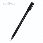 Ручка гелевая 0.5 мм, синяя "SimpleWrite black" (BrunoVisconti)