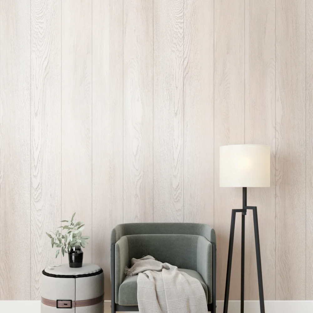 Панель МДФ коллекция Classic (Классик), Базис, Ясень Айвори, 2700х200х6 мм