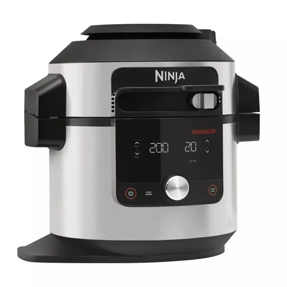 Мультиварка-Скороварка 12в1 Ninja OL650EU стальной/черный