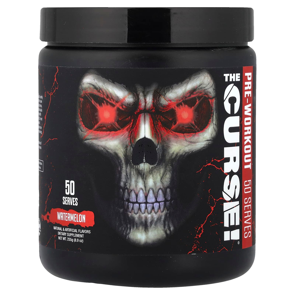 JNX Sports, The Curse!®, предтренировочный комплекс, со вкусом арбуза, 255 г (8,9 унции)