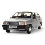Модель ин. мет. "Lada 21099" 18,5см, свет/звук, сер. коробка VAZ-21099-S (Технопарк)