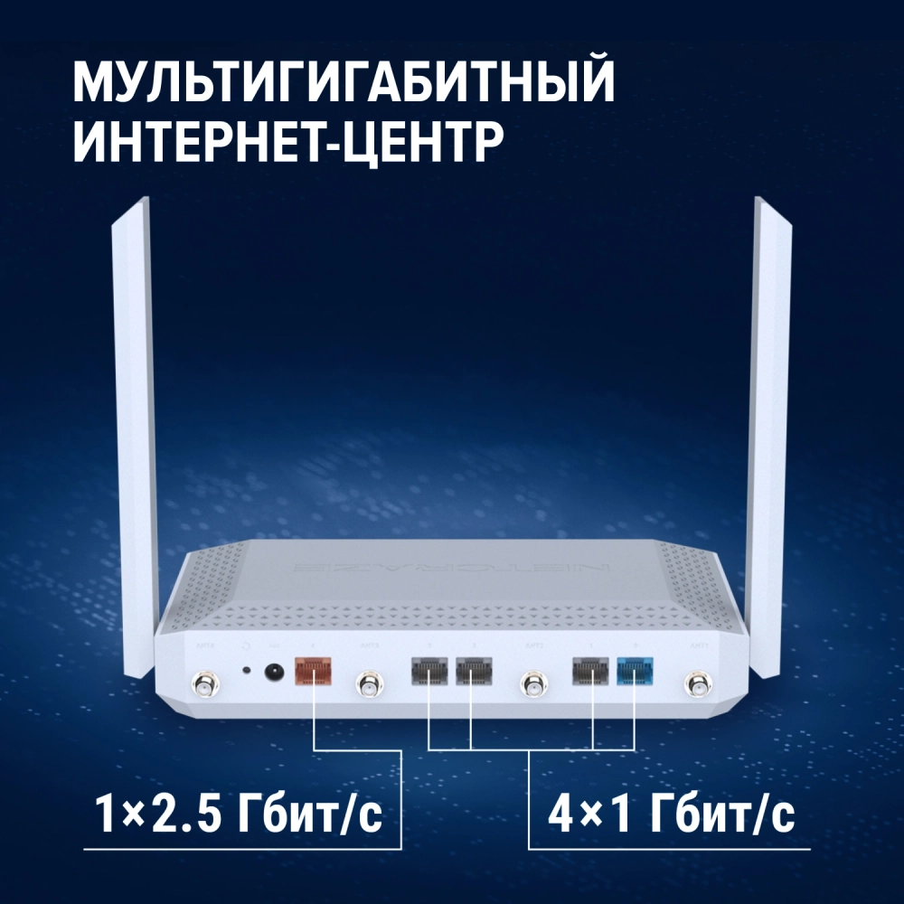 Роутер беспроводной Keenetic Netcraze Hero 5G