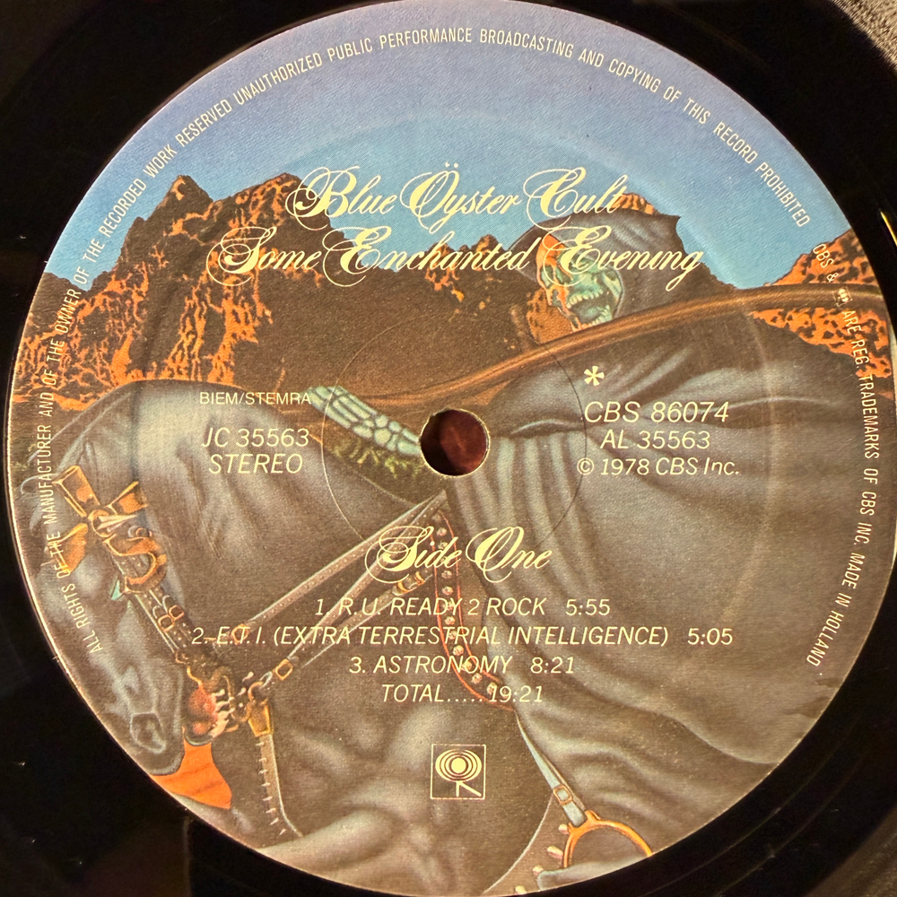 Виниловая пластинка Blue oyster Cult - Some Enchanted Evening LP
