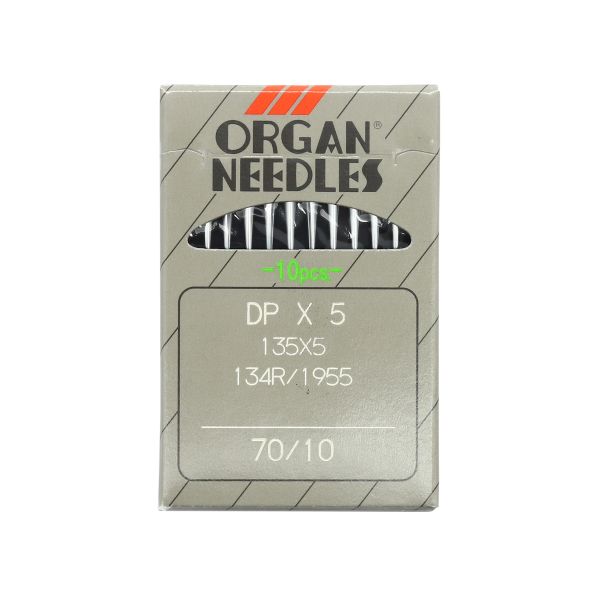Иглы для промышленных швейных машин DPx5, №70, 10 шт, Organ