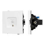 Механизм компьютерной розетки SCT-TENDO-MPC1-PL-WH (RJ-45, CAT6) (Arlight, -)