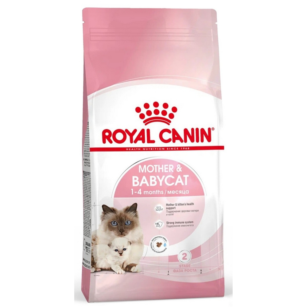 Royal Canin Mother & Babycat Сухой корм Бэйбикэт для Котят в возрасте от 1 до 4 месяцев 400 г