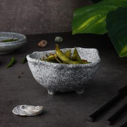 Салатник 350 мл d 14,5 см h7,5 см для закусок Wave Up Stone Taiga P.L. [6]