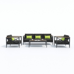 Лаунж зона Ideal Patio ВЕРИТА темно-серая - каркас карбон