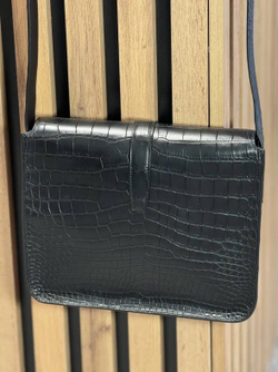 Сумка через плечо Hermes Steve Light Junior из кожи крокодила