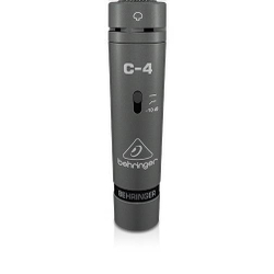BEHRINGER C-4 комплект из 2-х кардиоидных конденсаторных микрофонов, включает планку с держателями, ветрозащиту, кейс